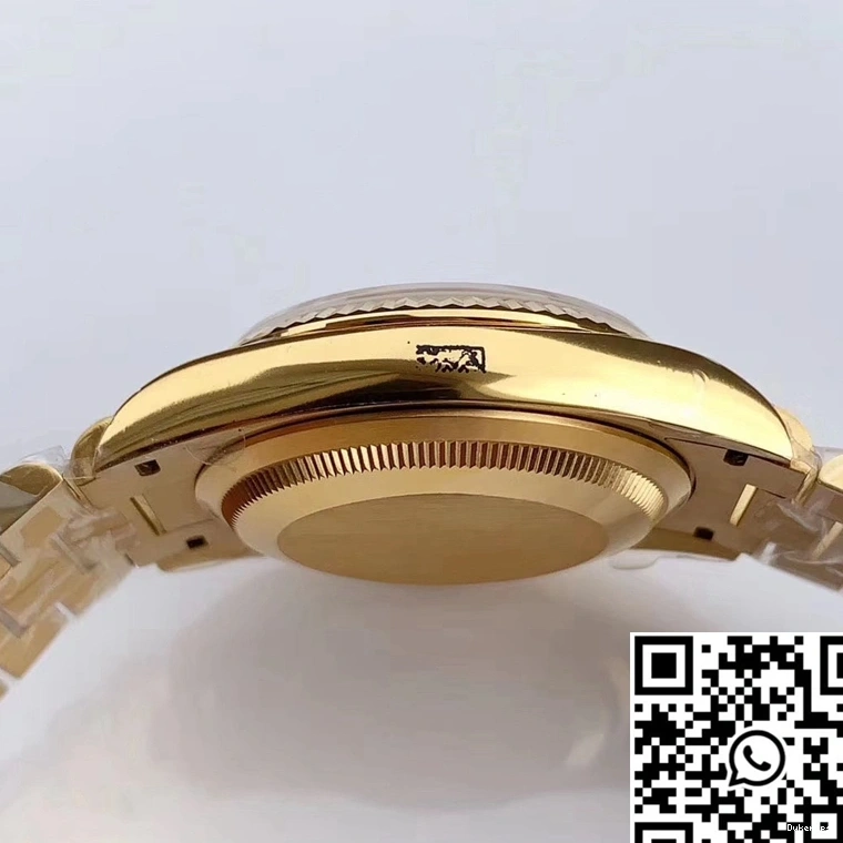 EW Rolex Factory M128238-0022 Day-Date Gray Dial Gold Yellow 0327